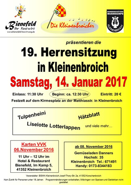 19. Herrensitzung 2017